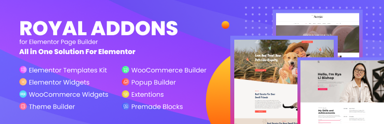 Elementor Menu Plugins: Royal Elementor Addons and Templates